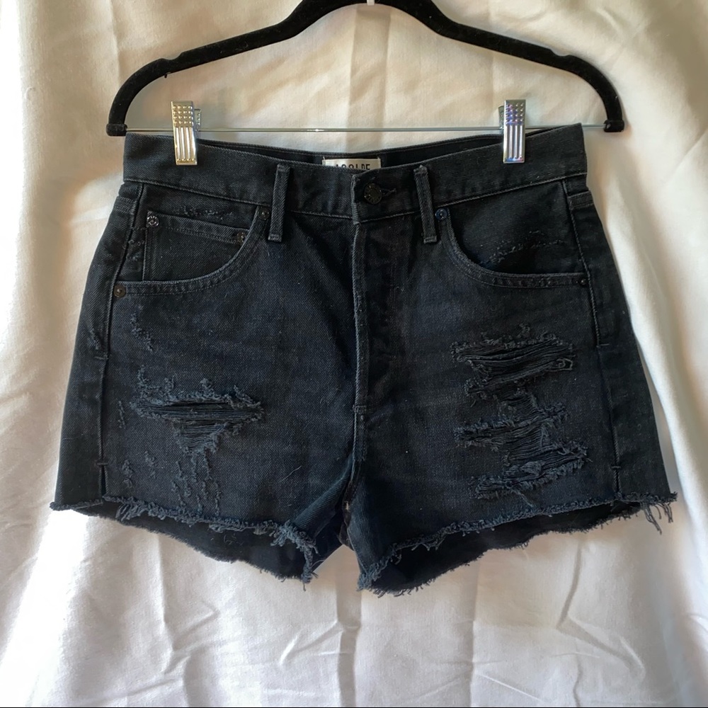 AGOLDE Jayden Denim shorts (Black), Size 27